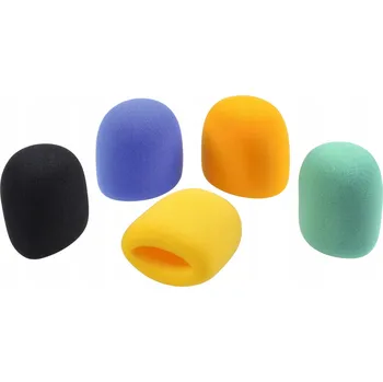 Mikrofon Omnitronic houbička na mikrofon, krytka mikrofonu sada 5 barev SET
