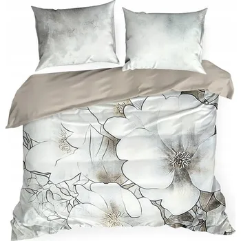 Povlečení Povlečení Daisy 160x200 + 2x 70x80 makosatén ocelová Eva Minge