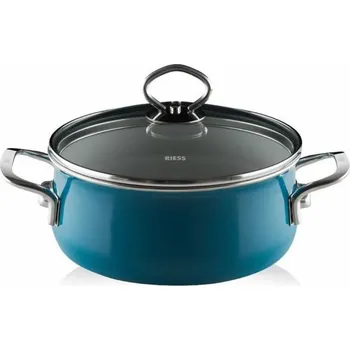 Hrnec Riess Low Riess hrnec s poklicí 2,0l 20cm Aquamarin
