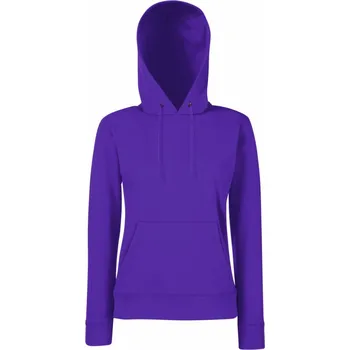 Dámská mikina F.O.L. | Classic Lady-Fit Hooded Sweat purple XS Mikina s kapucí (dámská)