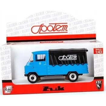 autíčko Żuk "SPOŁEM" 1:43 modrý (model auta)