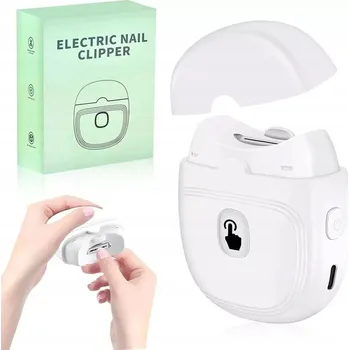 ELEKTRICKÝ ZASTŘIHOVAČ NEHTŮ AUTOMATICKÝ USB 300MAH S LED SVĚTLEM
