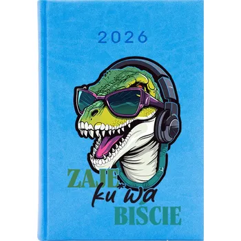 Kalendář Knižkový kalendář 2026 A5 FunnyCase modrý