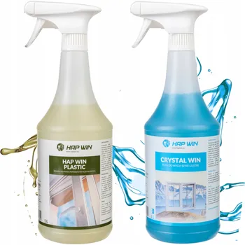 SADA HAP WIN PRO MYTÍ A ČIŠTĚNÍ OKEN, SKEL, ZRCADEL A RÁMŮ OKEN – 2 x 1L