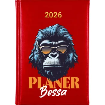 Kalendář Knižní kalendář 2026 A5 FunnyCase červený