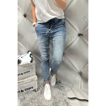 Dámské džíny Jeans BAGGY s gumou v pase Jeans: XL/42