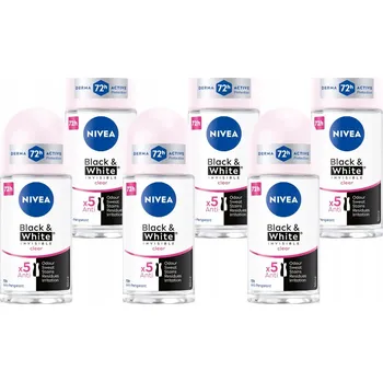 Kuličkový antiperspirant NIVEA Black White, sada 6 kusů