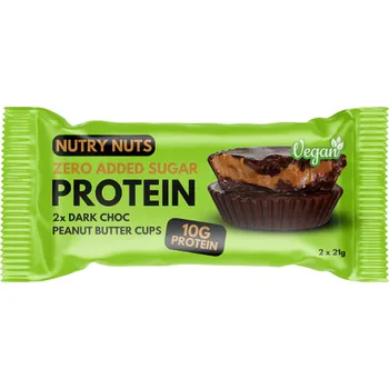 PROTEINOVÉ KOŠÍČKY - hořká čokoláda a arašídové máslo 2 x 21 g TOPNATUR