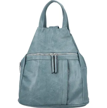 Městský batoh Stylový dámský koženkový batoh Narcisa, džínově modrý