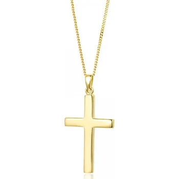 Řetízek Prosperk Řetízek s přívěskem zlatý ocelový křížek malý S1721