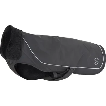 Obleček pro psa Pláštěnka pro psa Mountain Paws Fleece-Lined Dog Raincoat Velikost: M / Barva: černá