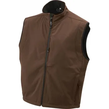 Pánská vesta Daiber | JN 136 brown XXL Vesta (softshellová)
