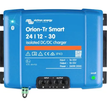 Nabíječka autobaterie Victron Orion-Tr Smart DC-DC nabíječka 24/12-30A (360W) izolovaná