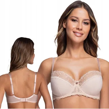 Podprsenka Podprsenka polovyztužená SEMI-SOFT krajková AVA 1030 MAXI béžová 90I