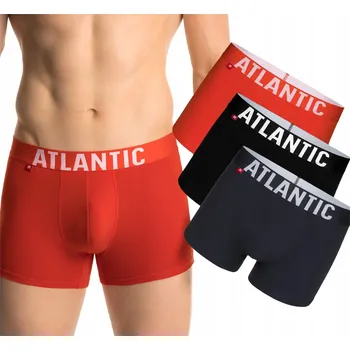 ATLANTIC 3SMH-003 Pánské boxerky šortkového střihu 3-BALENÍ XL