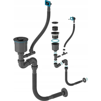 Sifon Sifon dřezový Granitan 113 mm