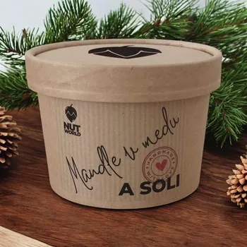 Nutworld.cz Mandle v medu a soli v EKO kelímku 100g