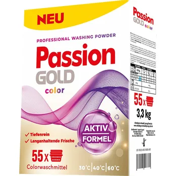Prací prášek Passion GOLD Prášek na praní 55 dávek 3,3 kg Color