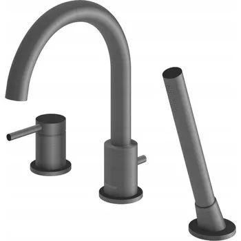 Vodovodní baterie Vanová baterie na okraj vany Kohlman AXEL GRAY šedá