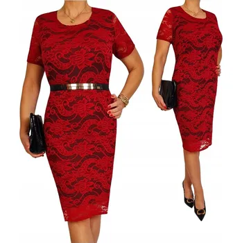 Dámské šaty K&M Krawiectwo šaty večerní pouzdrové úzké střihu TUBA velikost 52