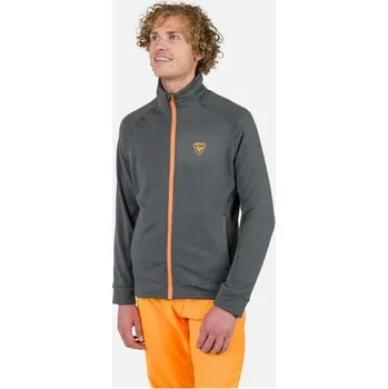 Pánská mikina Pánská lyžařská Mikina Rossignol Blackside Fleece FZ šedá - S