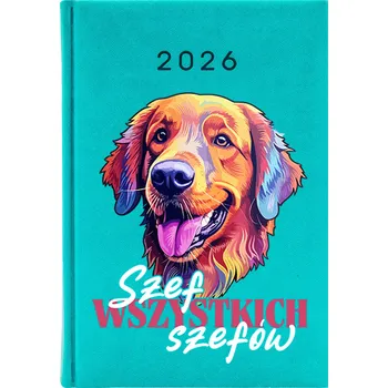 Kalendář Knižkový kalendář 2026 A5 FunnyCase modrý