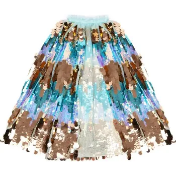 Party dekorace Great pretenders The 5th Avenue Paillette Cape, Mermalicious, SIZE US 4-6