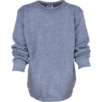 Dívčí mikina Vlnka Pánský vlněný pulover svetr Merino modrá velikost oblečení S