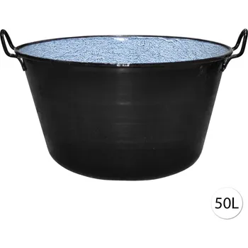 kotlíky Perfect Home 71055 Smaltovaný kotlík na guláš 50 L, černý