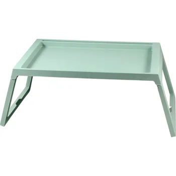 DIHOME DI4246 Servírovací stolek do postele plastový, 54,4x35,7x26,3cm, zelená