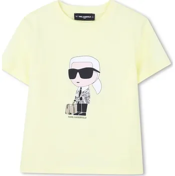 Dětské bavlněné tričko Karl Lagerfeld Z31094.86.108 žlutá 10X, vel. 102