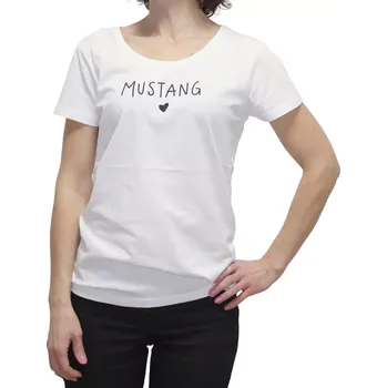 Dámské tričko Dámské tričko Mustang 6256-2100 bílá velikost M