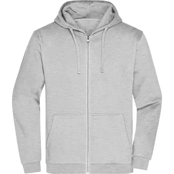 Pánská mikina Daiber | JN 756 grey heather XXL Mikina s kapucí