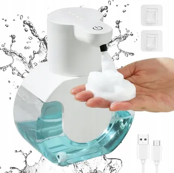 Dávkovač mýdla VELKÝ BEZDOTYKOVÝ AUTOMATICKÝ DÁVKOVAČ MÝDLA V PĚNĚ, ZÁSOBNÍK PĚNOVÉHO MÝDLA S USB