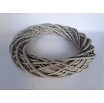 Věnec proutěný šedý 35cm