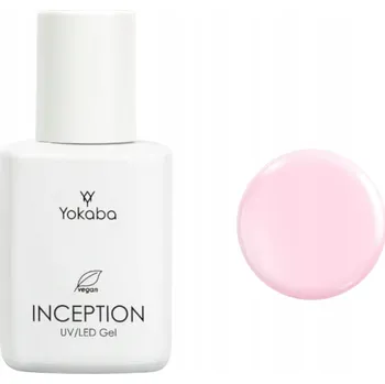 Lak na nehty Nátěrový Gel na nehty Yokaba INCEPTION UV/LED 07 PINK PEONY 30ml