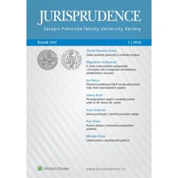 Časopis Jurisprudence předplatné E časopis