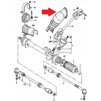 Posilovač řízení JP Group 1144700900 Sada manžet řízení
