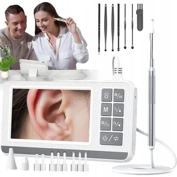 INTELIGENTNÍ OTOSKOP S HD KAMEROU 1920P, 6 LED, 3.9MM, VODĚODOLNÝ IP67, S IPS DISPLEJEM