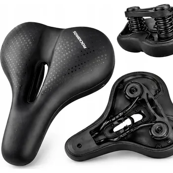 Sedlo na kolo ROCKBROS CYKLISTICKÉ SEDLO DÁMSKÉ PÁNSKÉ PĚNOVÉ 24x19,5 cm VODĚODOLNÉ