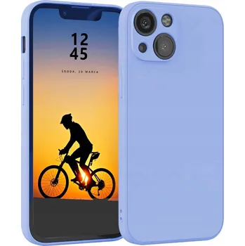 Pouzdro na mobilní telefon Zadní Kryt WWW pro Apple Iphone 13 Mini SILICON CASE fialový