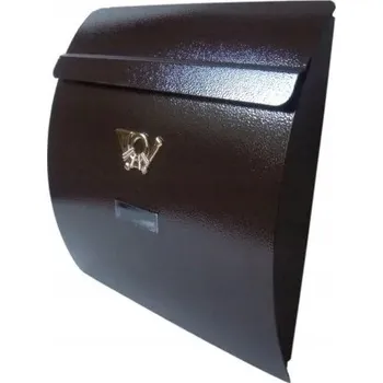 Poštovní schránka Poštovní schránka vhoz Metal-Bud hnědá