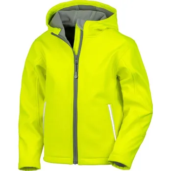 Chlapecká bunda Result | R 224JY neon yellow/grey XS Bunda (softshellová) - dětská