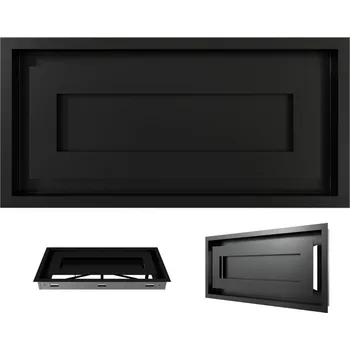 Větrací mřížka Ozdobná mřížka výdechu Kratki černá