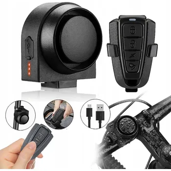 IP kamera 115 DB MOTOCYKLOVÝ ALARM S DÁLKOVÝM OVLÁDÁNÍM