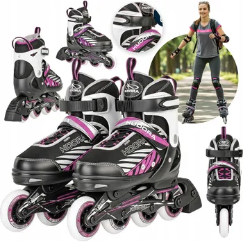 Kolečkové brusle Dětské Kolečkové Brusle Hudora Mia 28140 vel. 37-40