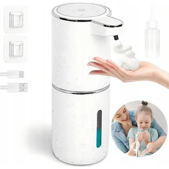 Dávkovač mýdla Velký bezdotykový automatický dávkovač mýdla v pěně, USB dávkovač pěny
