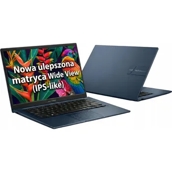 Notebook Notebook Asus Vivobook 14" i3 16 GB RAM 512 GB SSD modrý