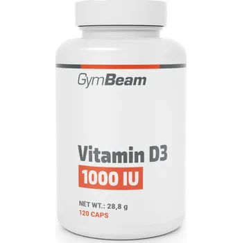 GymBeam Vitamín D3 1000 IU 60 kaps. 60 kaps.