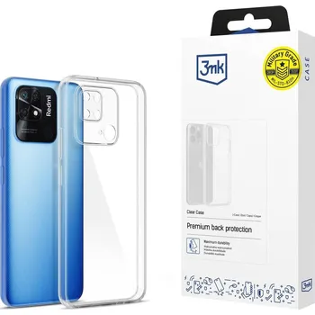 Pouzdro na mobilní telefon Zadní Kryt 3mk pro Xiaomi Redmi 10C bezbarvý